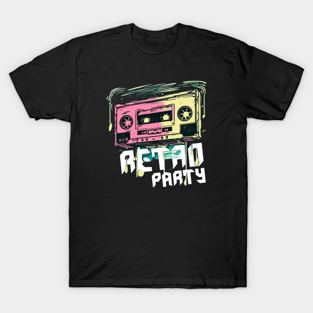 RETRO PARTY T-Shirt by Pixy Official